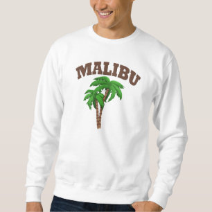 Malibu mit Palmenbaum Sweatshirt