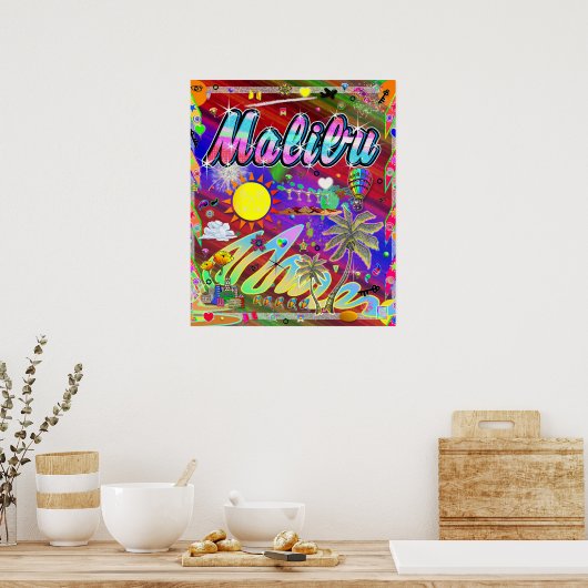 Malibu Nu Era Plakat (Küche)