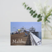 Malibu Pier, kalifornische Postkarte (Stehend Vorderseite)