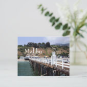 Malibu Pier, kalifornische Postkarte (Stehend Vorderseite)