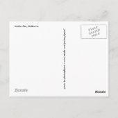 Malibu Pier, kalifornische Postkarte (Rückseite)