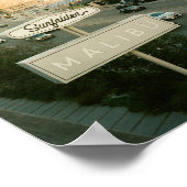 Malibu Poster (Ecke)