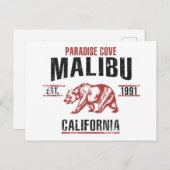 Malibu Postkarte (Vorne/Hinten)