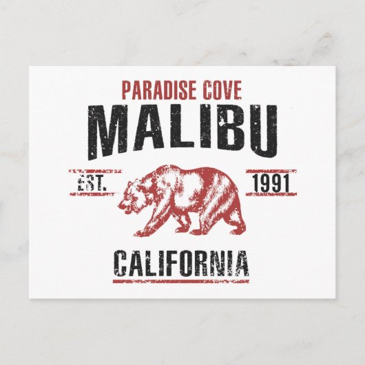 Malibu Postkarte (Vorderseite)