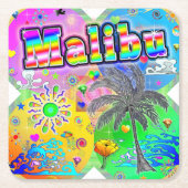 Malibu Quadro Seasons Untersetzer (Vorderseite)