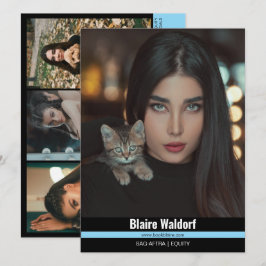 Malibu Ridge 4 | Modellieren von Comp Cards Einladung