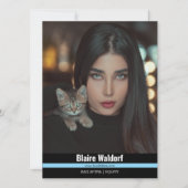 Malibu Ridge 4 | Modellieren von Comp Cards Einladung (Vorderseite)