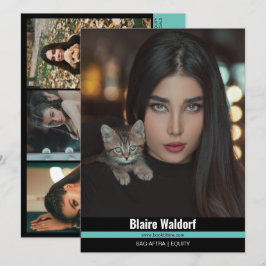 Malibu Ridge 4 | Modellieren von Comp Cards Einladung