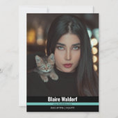 Malibu Ridge 4 | Modellieren von Comp Cards Einladung (Vorderseite)