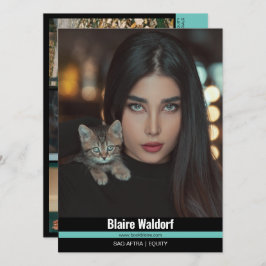 Malibu Ridge 4 | Modellieren von Comp Cards Einladung