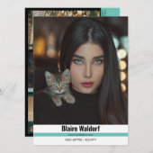 Malibu Ridge 4 | Modellieren von Comp Cards Einladung (Vorne/Hinten)