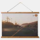Malibu Roadtrip Wandteppich Mit Holzrahmen (Vorne)