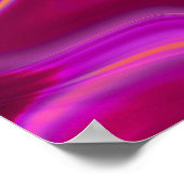 Malibu Salamander Print (violett/magenta) Poster (Ecke)