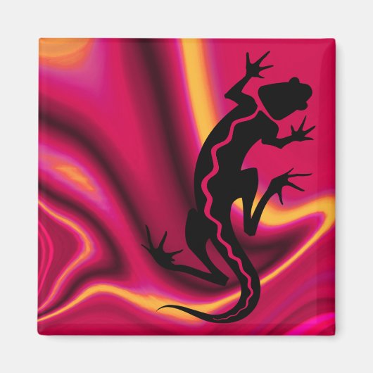 "Malibu Salamander" von Cheryl Daniels Magnet (Vorne)