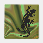 "Malibu Salamander" von Cheryl Daniels Magnet (Vorne)