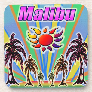 Malibu Sommer Liebes Untersetzer