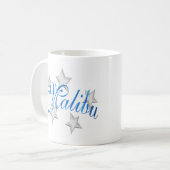 Malibu-Strand-Mode Kaffeetasse (Vorderseite Links)