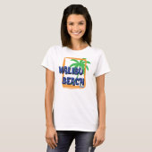 Malibu-Strand-Palme T-Shirt (Vorne ganz)