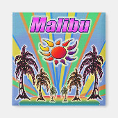 Malibu Summer Liebe Magnet (Vorne)