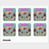 Malibu Summer Liebe Sticker (Blatt)