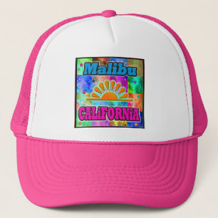 Malibu Sun & Palms Hut Truckerkappe