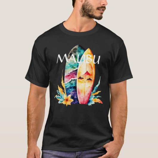 Malibu Surf Boards T-Shirt (Vorderseite)