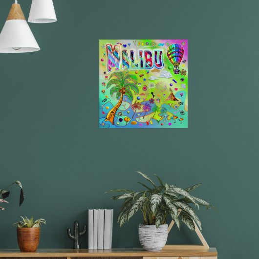 Malibu Timeless Melody Poster (Wohnzimmer 1)