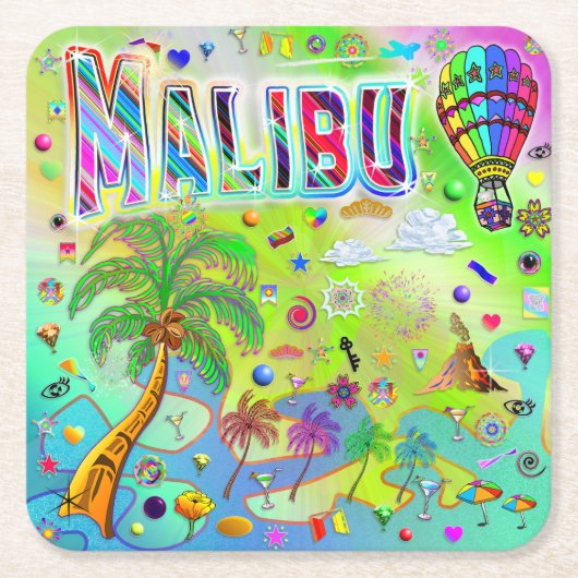 Malibu Timeless Melody Untersetzer (Vorderseite)