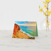 Malibu View Card  Karte (Gelbe Blume)