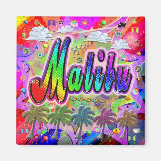 Malibu Vista Express Magnet (Vorne)