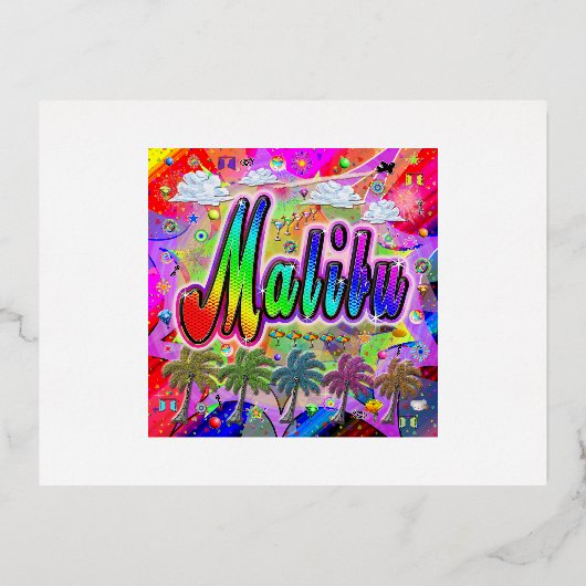 Malibu Vista Express Postkarte (Vorderseite)