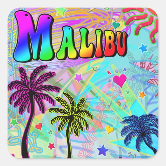 Malibu Vivid Romance Sticker (Vorderseite)