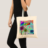 Malibu Vivid Romance Tote Bag Tragetasche (Vorderseite (Produkt))