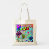 Malibu Vivid Romance Tote Bag Tragetasche (Rückseite)