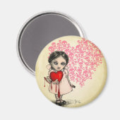 Malicious Valentine Girl Magnet (Vorderseite/Rückseite)