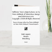 Malificent Baum Karte (Rückseite)