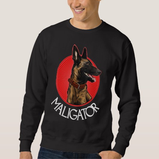 Maligator Belgian Malinois Sweatshirt (Vorderseite)