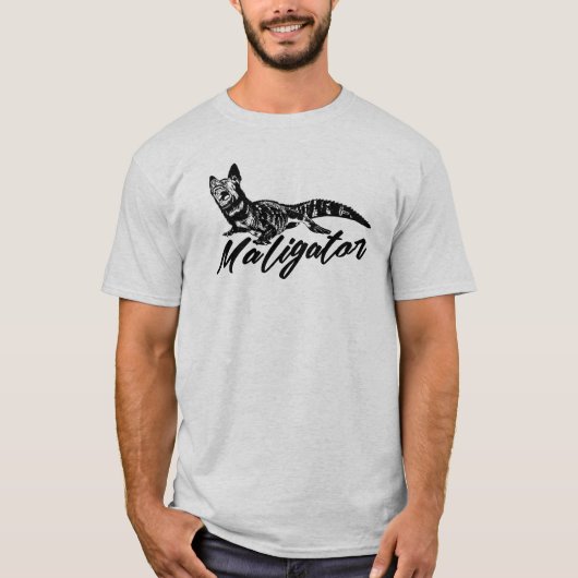 Maligator - Malinois - belgischer Schäfer T-Shirt (Vorderseite)