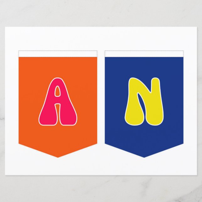 Maligayang Kaarawan Banner AN (Vorderseite)