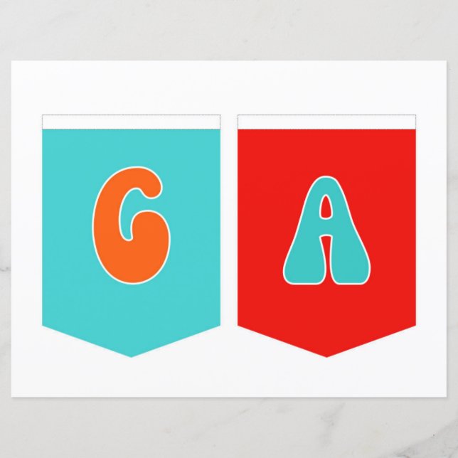 Maligayang Kaarawan Banner GA (Vorderseite)