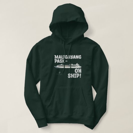 Maligayang Pask-OH SHIP! Silver Christmas Cruise Hoodie (Design vorne)