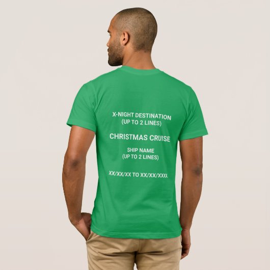 Maligayang Pask-OH SHIP! Weihnachtskreuzfahrt T-Shirt (Schwarz voll)