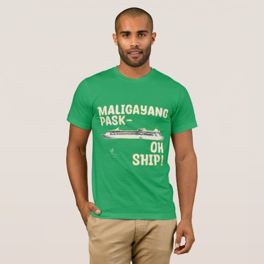 Maligayang Pask-OH SHIP! Weihnachtskreuzfahrt T-Shirt (Vorne ganz)