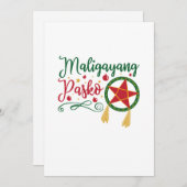 Maligayang Pasko Filipino Weihnachten Philippinen (Vorne/Hinten)