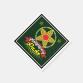 Maligayang Pasko Filipino Weihnachten Philippinen Serviette (Ecke)