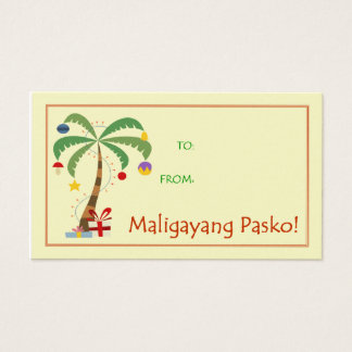 Maligayang Pasko Geschenktag - Weihnachtspalme