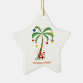 Maligayang Pasko! Weihnachtsbaum-Verzierung Keramikornament (Rechts)