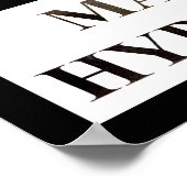 MALIGNANT Hyperthermia Poster (Ecke)