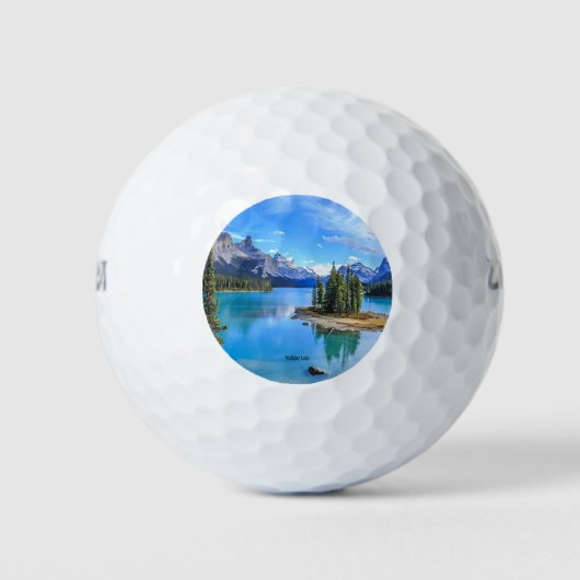 Maligne Lake, Alberta, Kanada Golfball (Vorderseite)