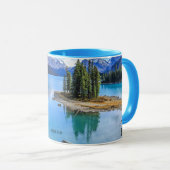 Maligne Lake, Alberta, Kanada Tasse (VorderseiteRechts)